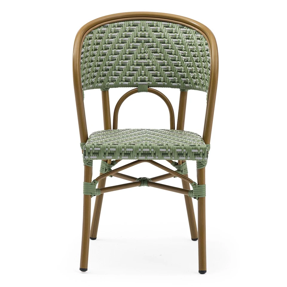 Outdoor Rattan Stackable French Bistro Chairs suppliers