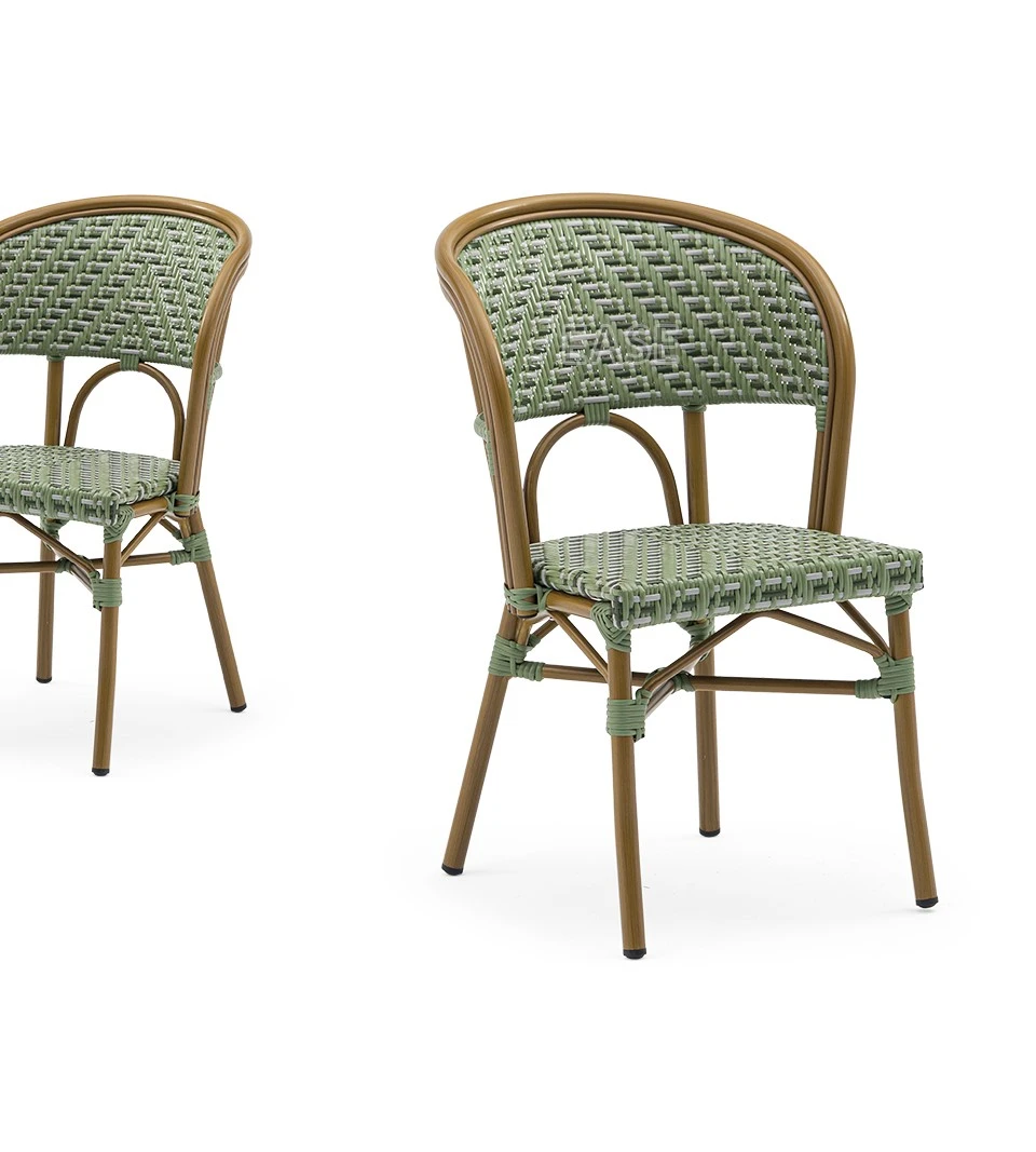 Outdoor Rattan Stackable French Bistro Chairs manufacturers in china Outdoor Rattan Stackable French Bistro Chairs manufacturers in china